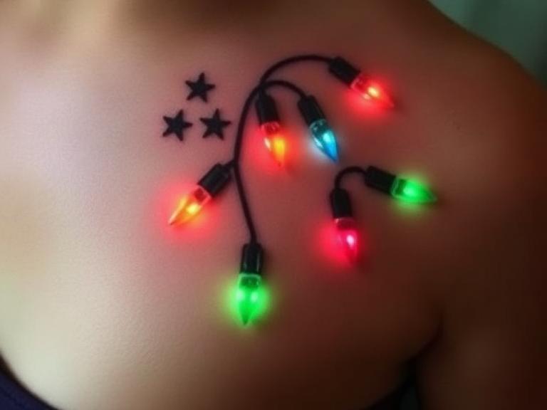 7 Cool Christmas light tattoo ideas 2026