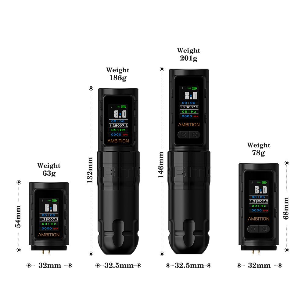 Ambitionssoldat Max Wireless Tattoo Machine Pen