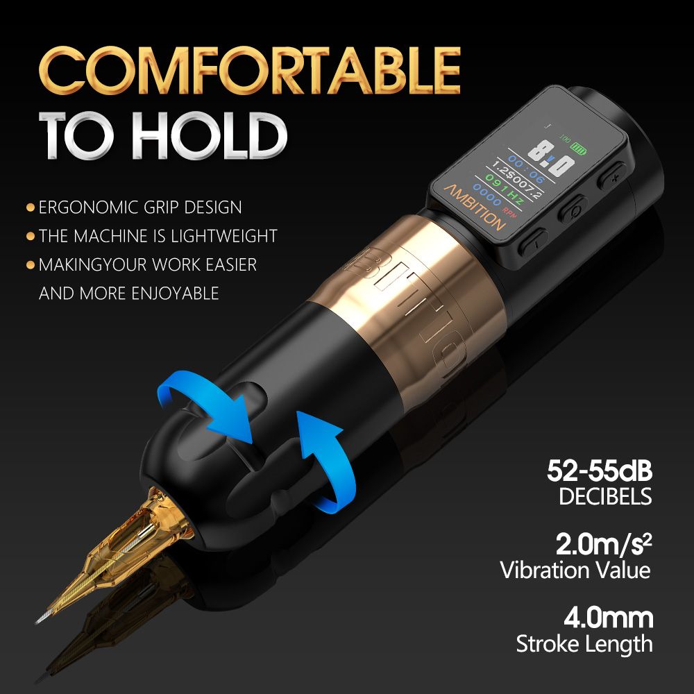Ambitionssoldat Max Wireless Tattoo Machine Pen