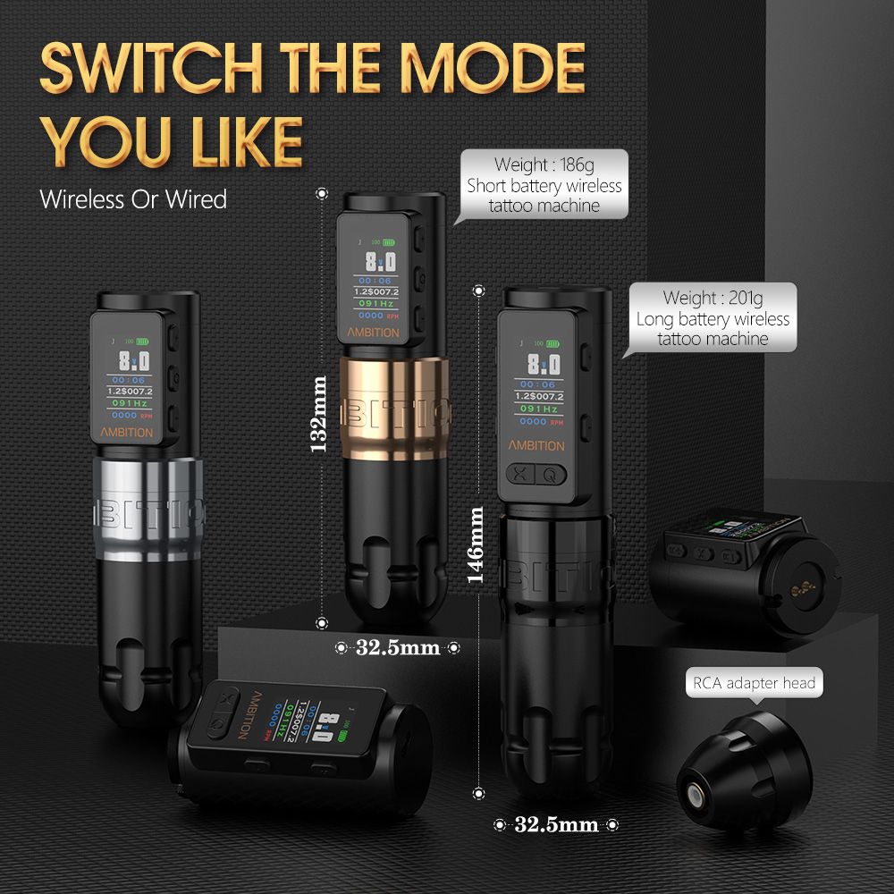 Ambitionssoldat Max Wireless Tattoo Machine Pen