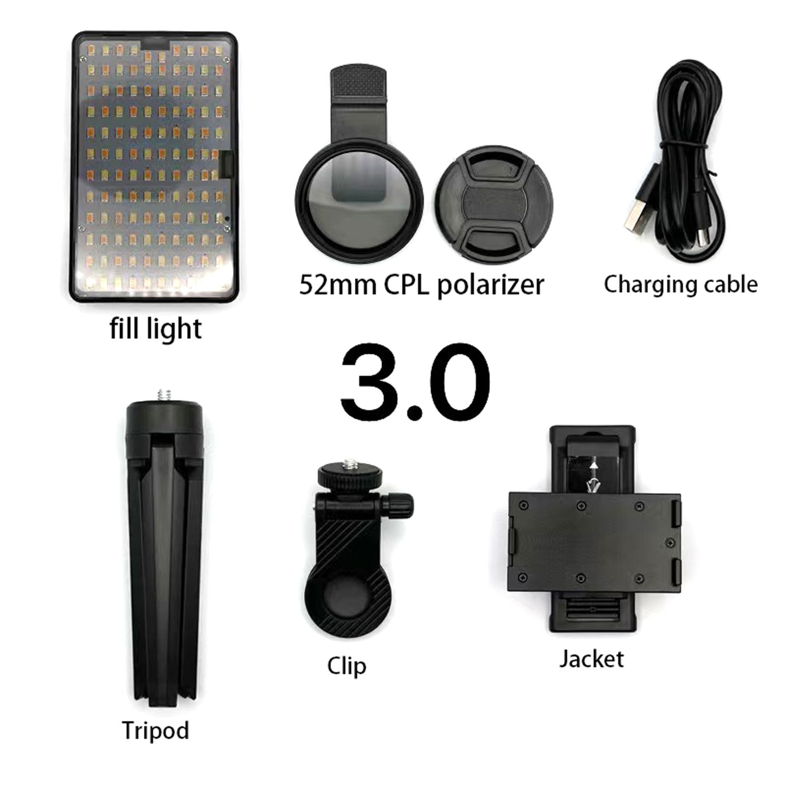 Fotografía de tatuaje profesional anti-3.0 Kit de deslumbramiento 120 perlas LED (12W) más brillante y ligero