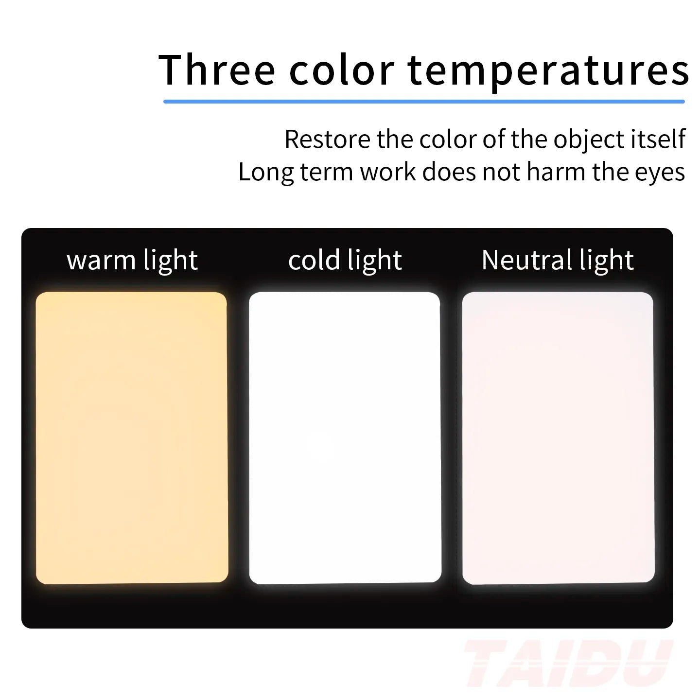 TAIDU PROMOTIONAL PL-48 LARGE PANEL TELESCOPING TATTOO WALL LIGHT