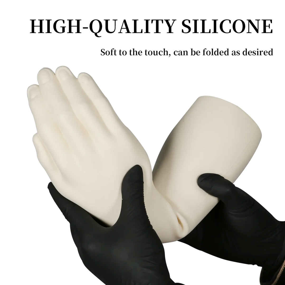TAIDU High-Quality Tattoo Practice Silicone Forearm with Hand