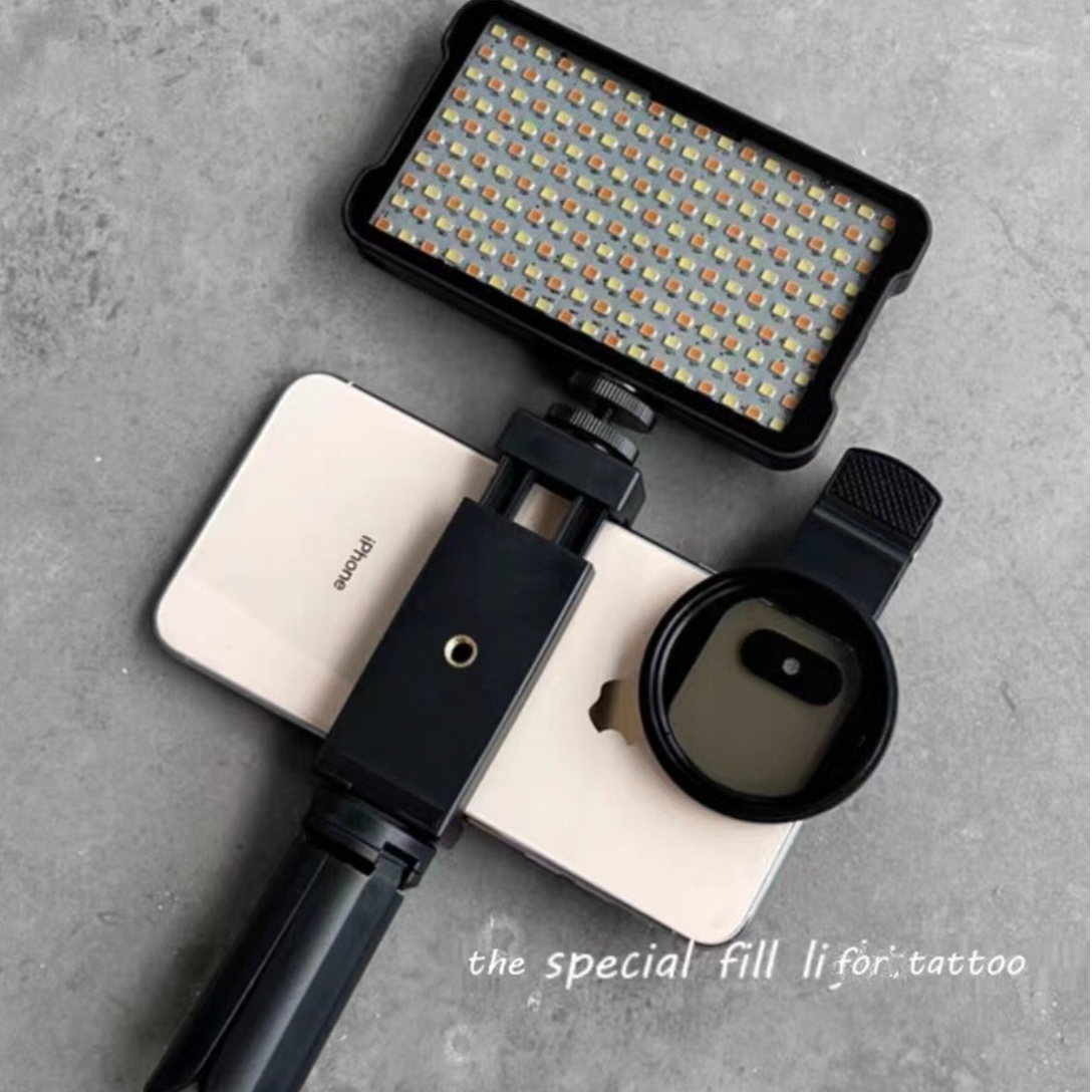 Fotografía de tatuaje profesional anti-3.0 Kit de deslumbramiento 120 perlas LED (12W) más brillante y ligero