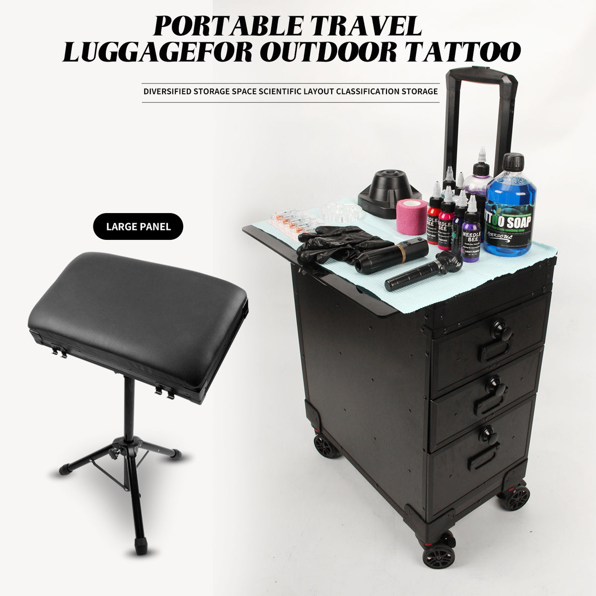 Tatuaggio multifunzionale Suitcase-G500 (2024 Nuovo modello Anti Drop)