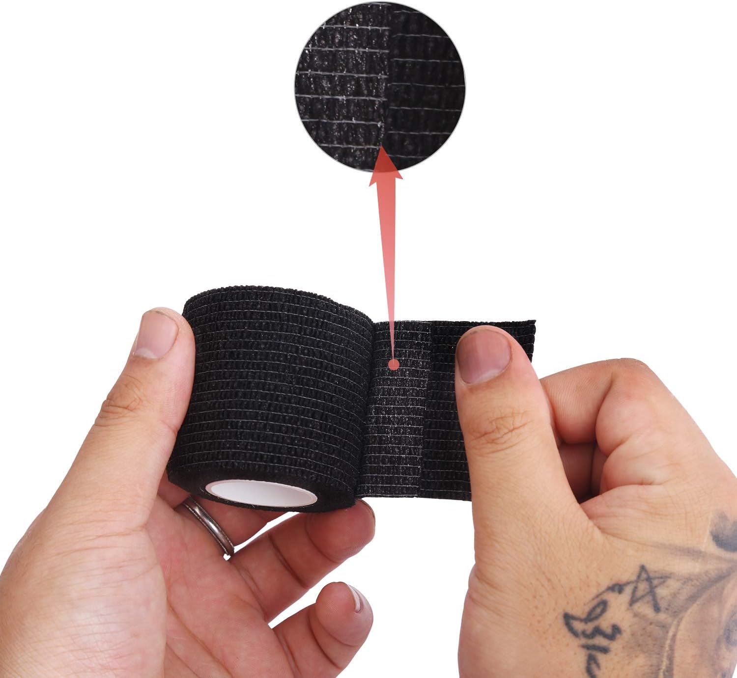 VENLACIONES COHESIVAS AUTO ADHERENTE ENTROP 2 "x 5 yardas, 12 rollos
