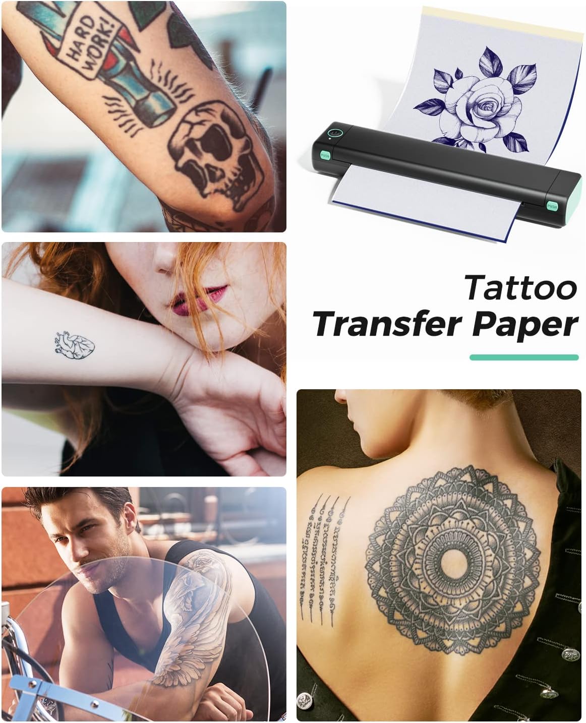 Phomemo M08F Wireless Tattoo Transfer Stencil Printer 216mm