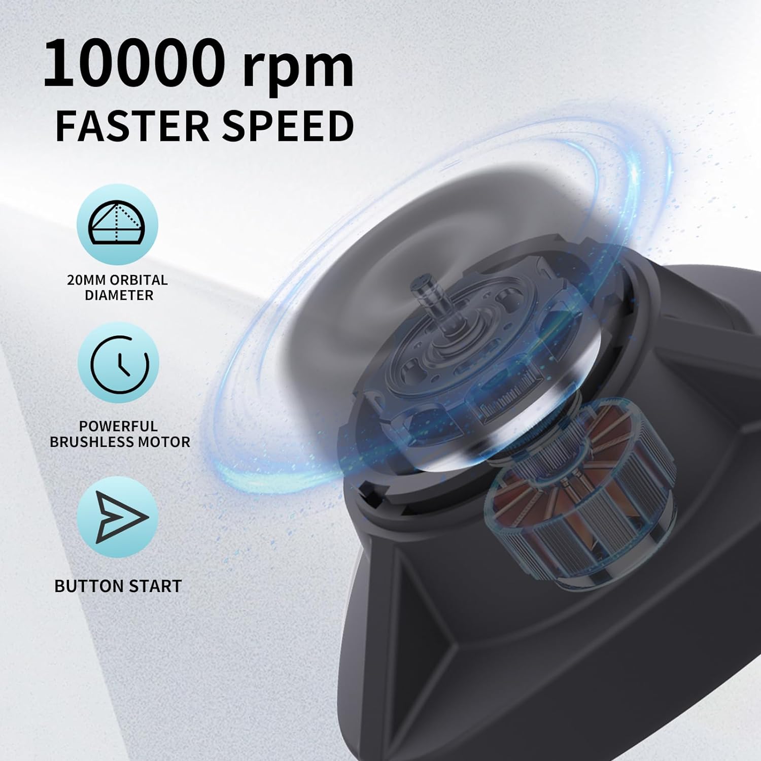 INKSOUL®️  VM-300 Mini Vortex Mixer 10000RPM Lab Mixer