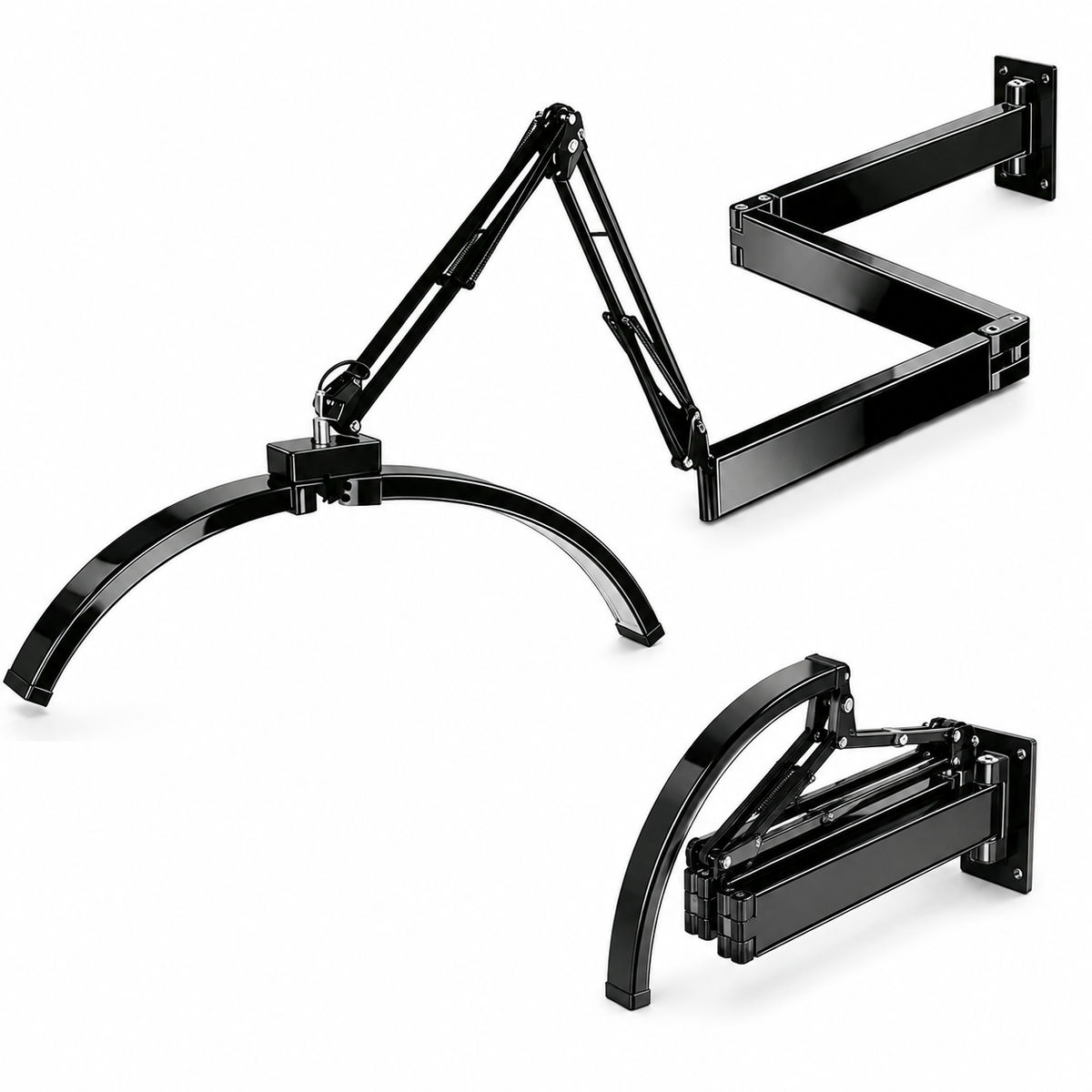 TAIDU Professional Tattoo Wall-Mounted Lighting Kit for Shading & Detail Work (with Anti-Glare Glasse)