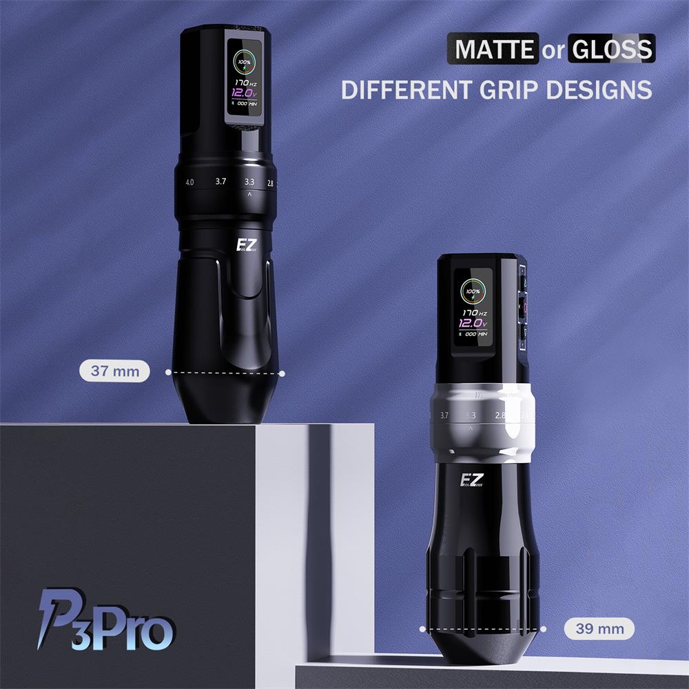 EZ P3 Pro Wireless Battery Tattoo Buttermaschine