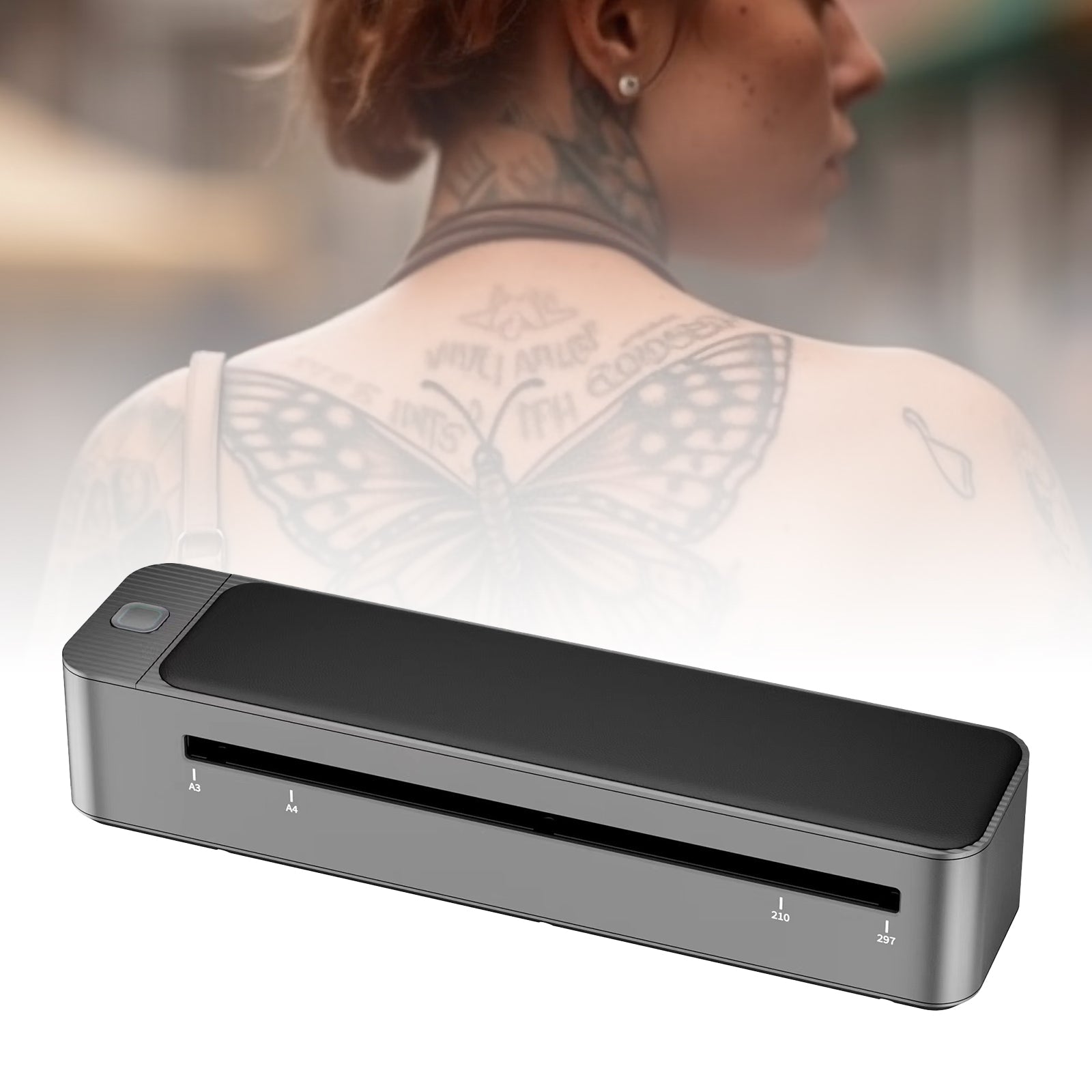 Máquel de transferencia de tatuaje portátil de tatuaje Bluetooth A3 A3 actualizado para una plantilla de tatuaje a gran escala