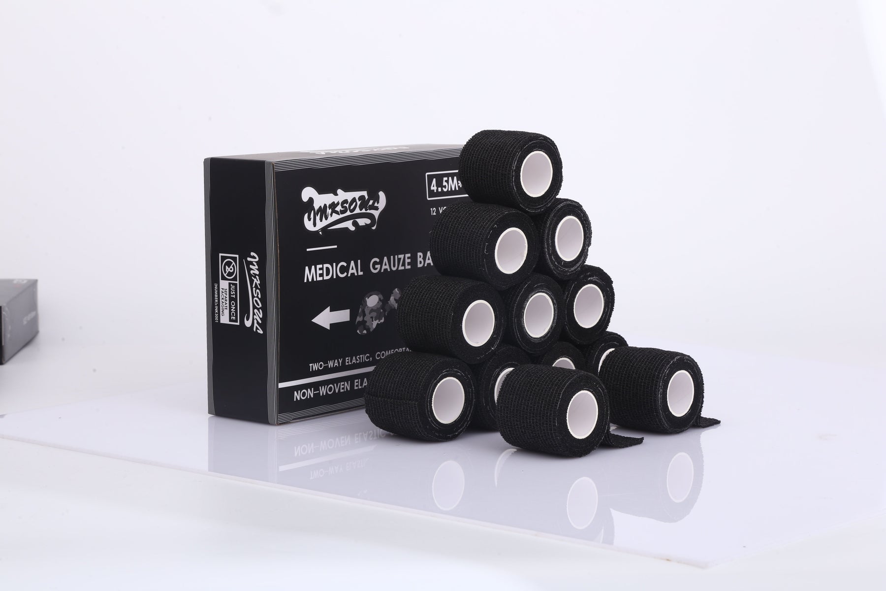 VENLACIONES COHESIVAS AUTO ADHERENTE ENTROP 2 "x 5 yardas, 12 rollos
