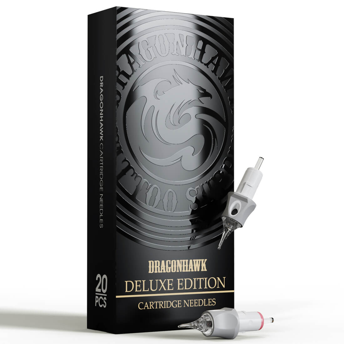 Caja de Glide 20-Dragonhawk extra lisos de tatuajes agujas de tatuaje 0.25 mm/0.3 mm/0.35 mm