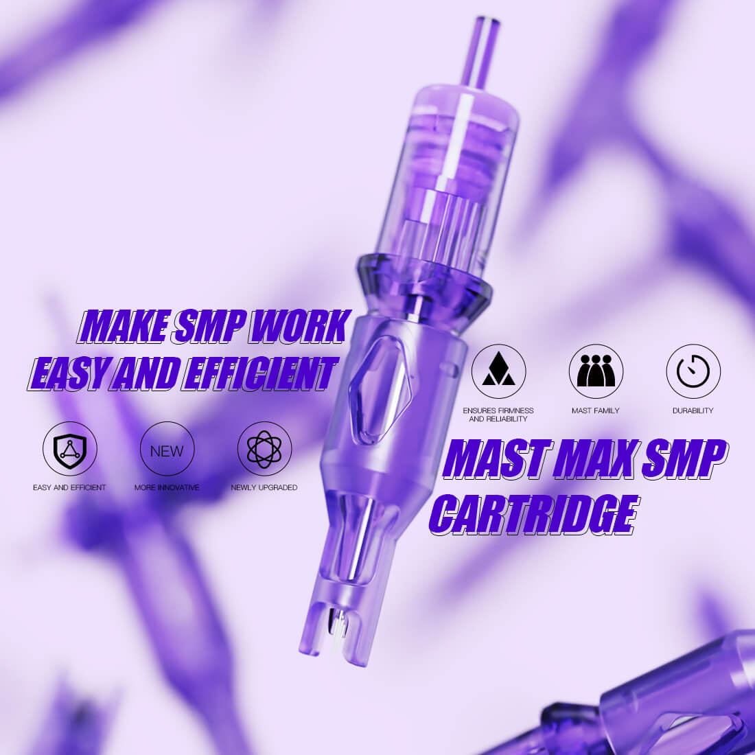 Masto SMP Max Cartuchos de tatuaje agujas Magno permanente - Caja de 20
