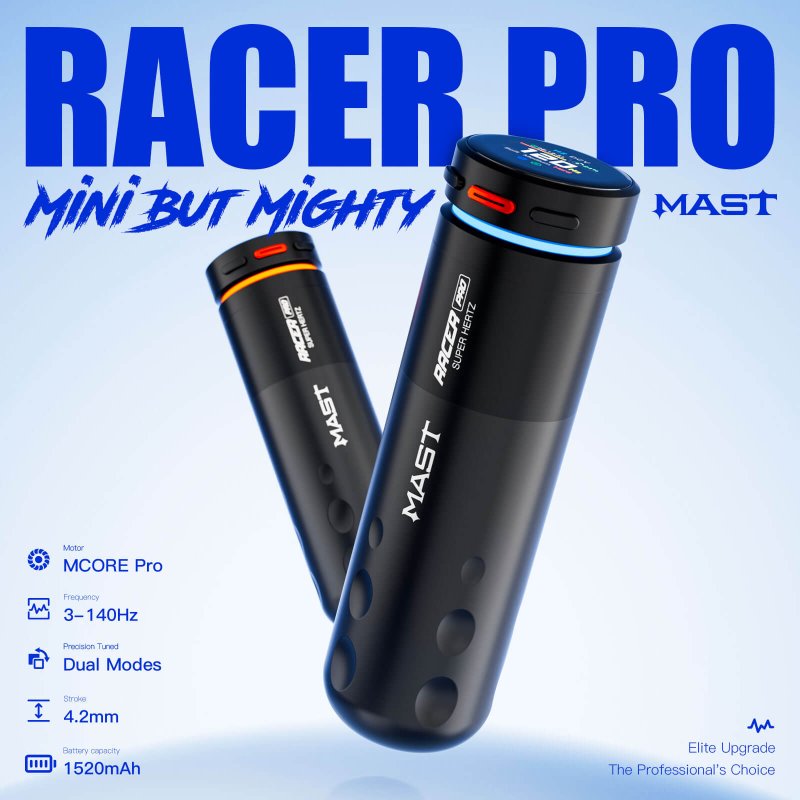 Dragonhawk Wireless Tattoo Pen Machine 4.2MM Strokes Length | Mast Racer Pro - view 2