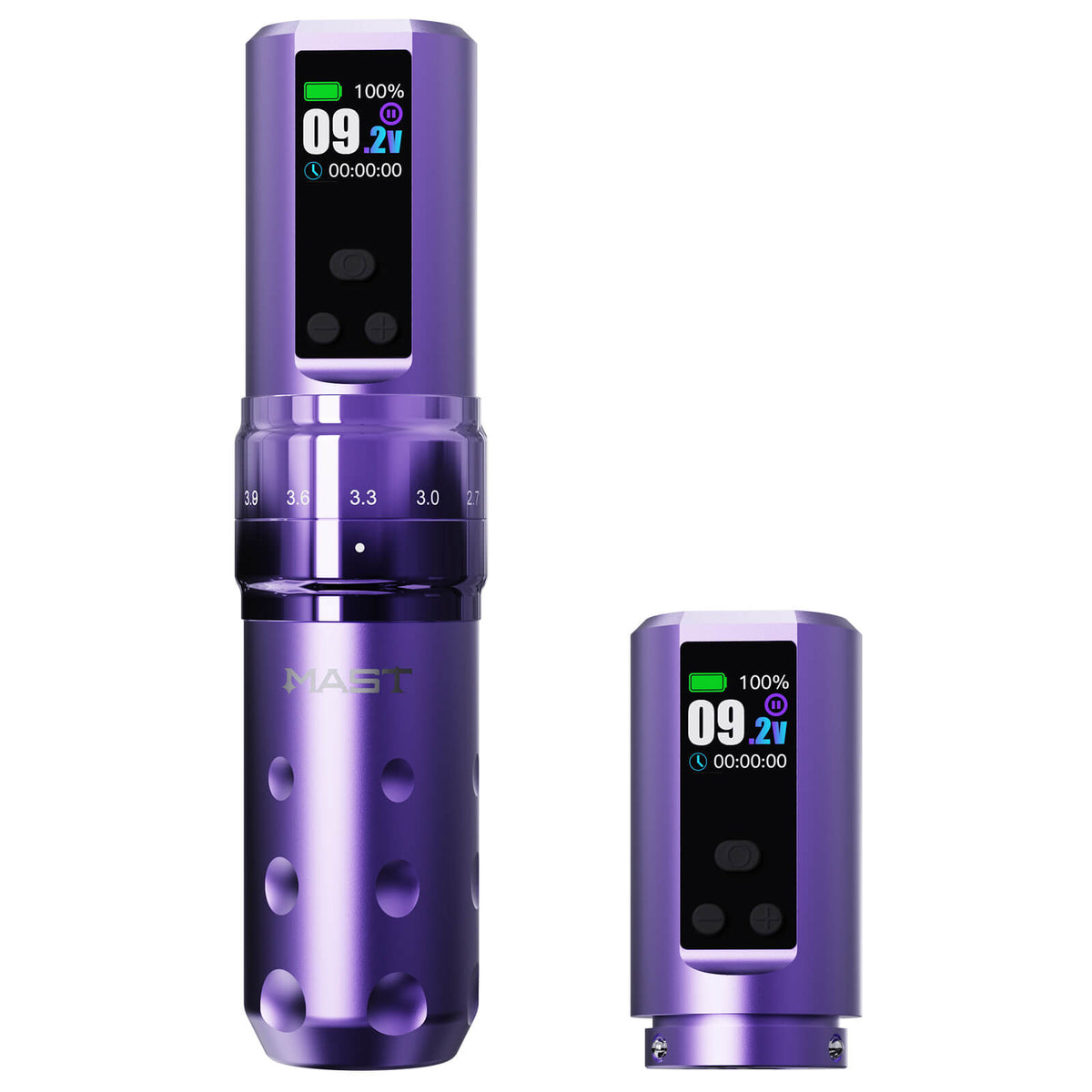 Dragonhawk Wireless Tattoo Pen Machine 2,4-4,2 mm Lunghezza | Mast Fold 2 Pro