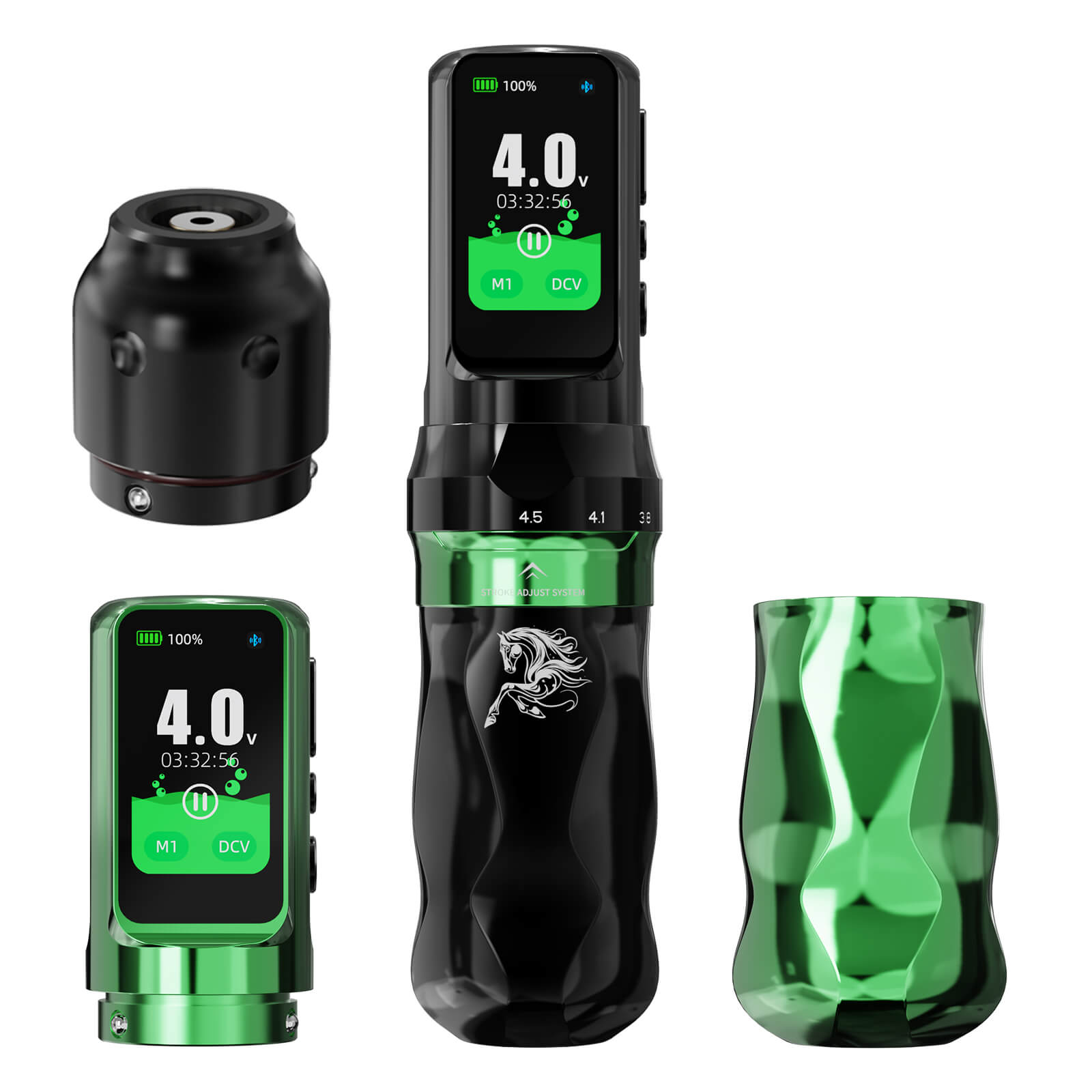 Tattoo Kit | Dragonhawk Fold Pro Year of Horse Edition Tattoo Machine