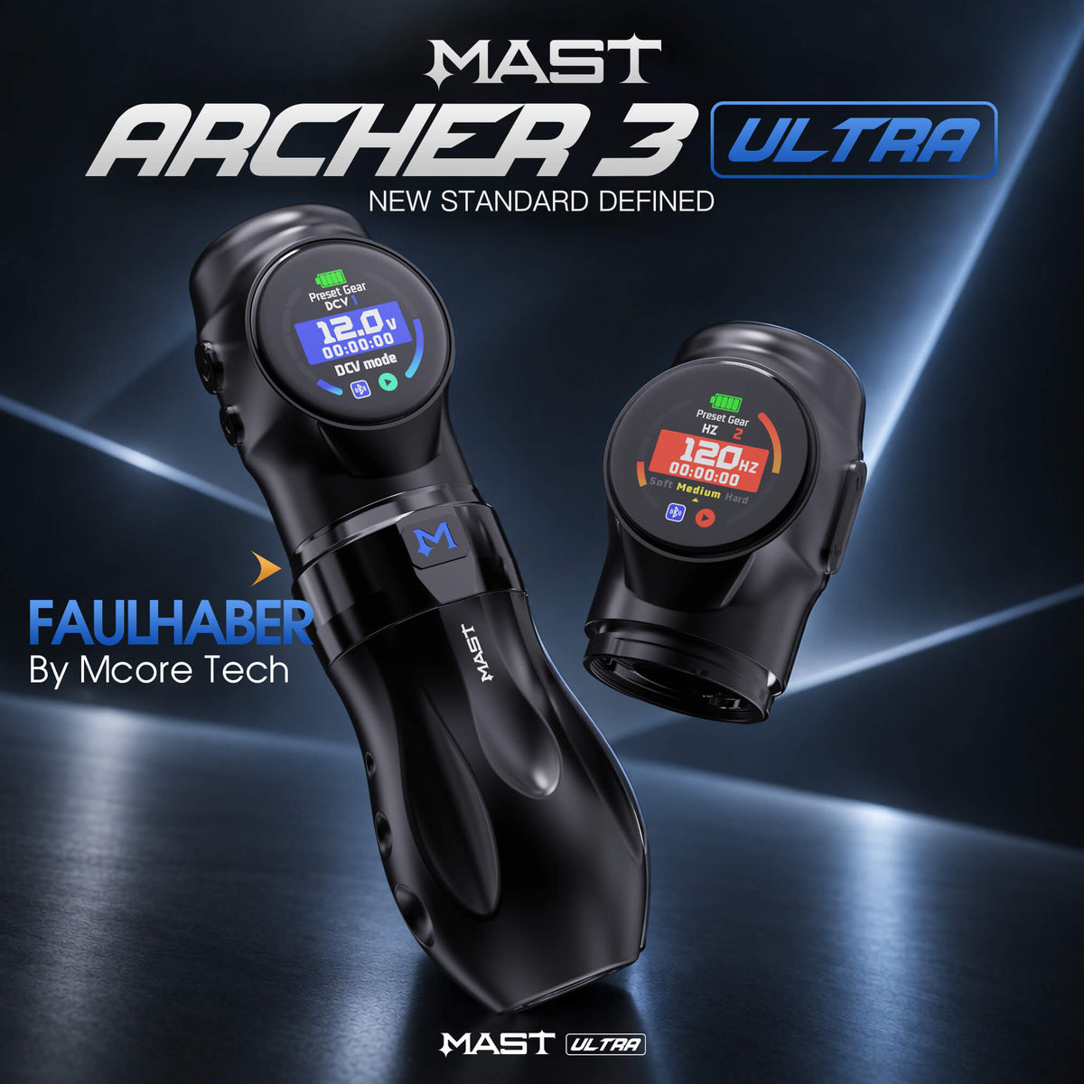 Dragonhawk Wireless Tattoo Pen Machine With 4.2MM Strokes | Mast Archer 3 Ultra