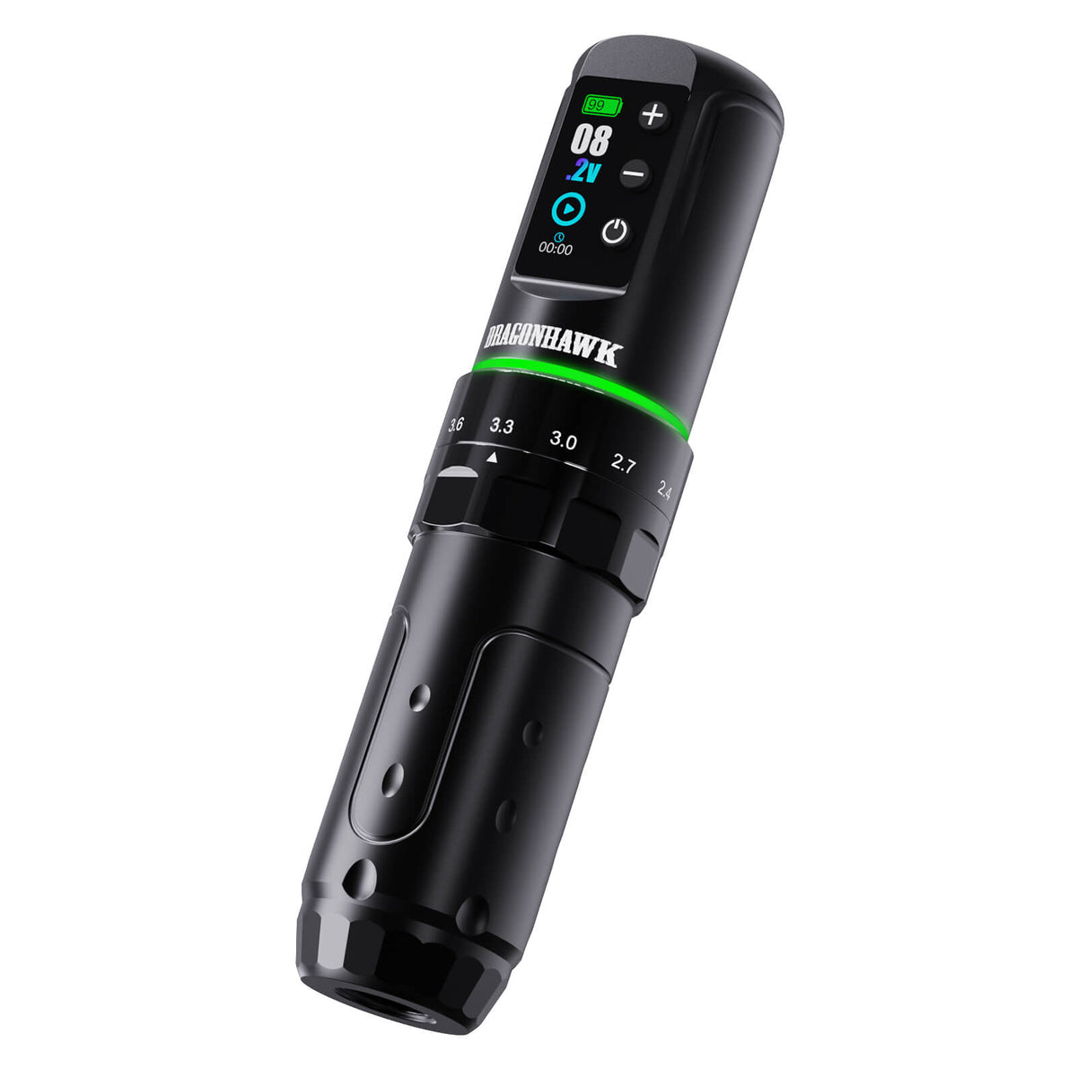 Dragonhawk Wireless Tattoo Pen Machine with 7 Stroke Length | L3 - view 2