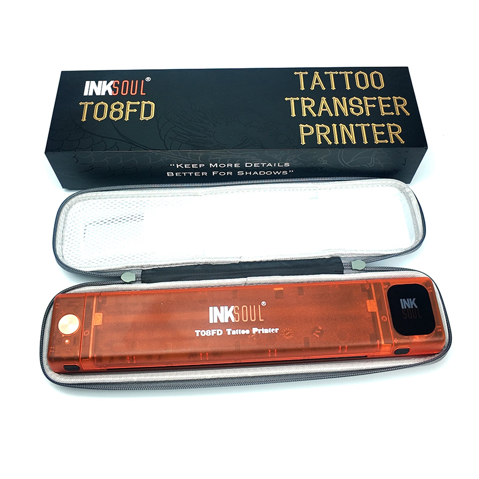 INKSOUL® T08FD tattoo transfer printer touch screen