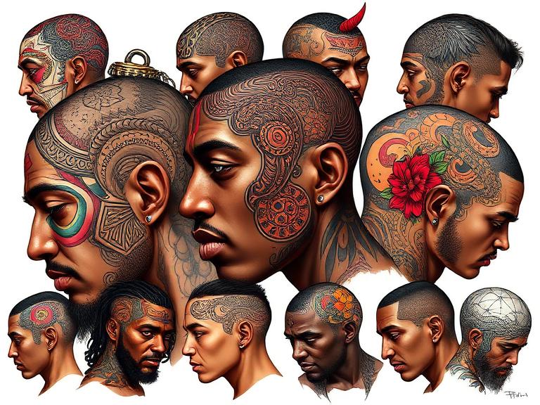 The Ultimate Expert Guide: 15+ Head Tattoos for Black Men