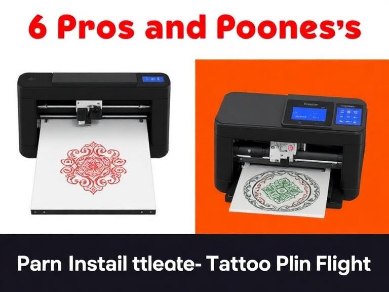 6 Pros and Cons of Portable and Desktop Tattoo Stencil Printers
