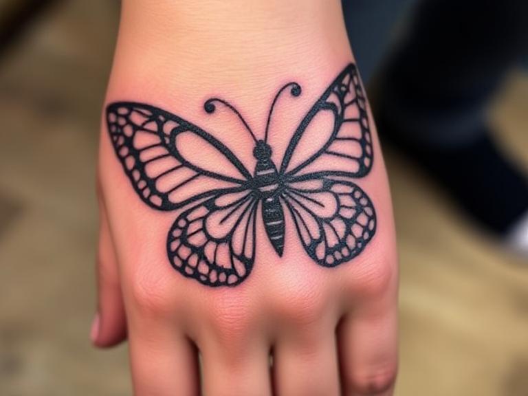 10+ Butterfly Tattoo For Girl in Hand Ideas (2025 Inspiration)