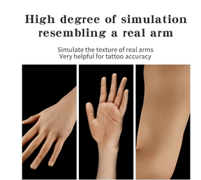 Tattoo imitation silicone movable joint arm