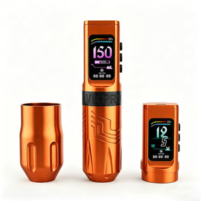 INKSOUL® Tattoo Machine Wiresles Pen 4.2MM Strokes Two Grips Two Batteries Two Modes 2 in 1 | HV6 PRO