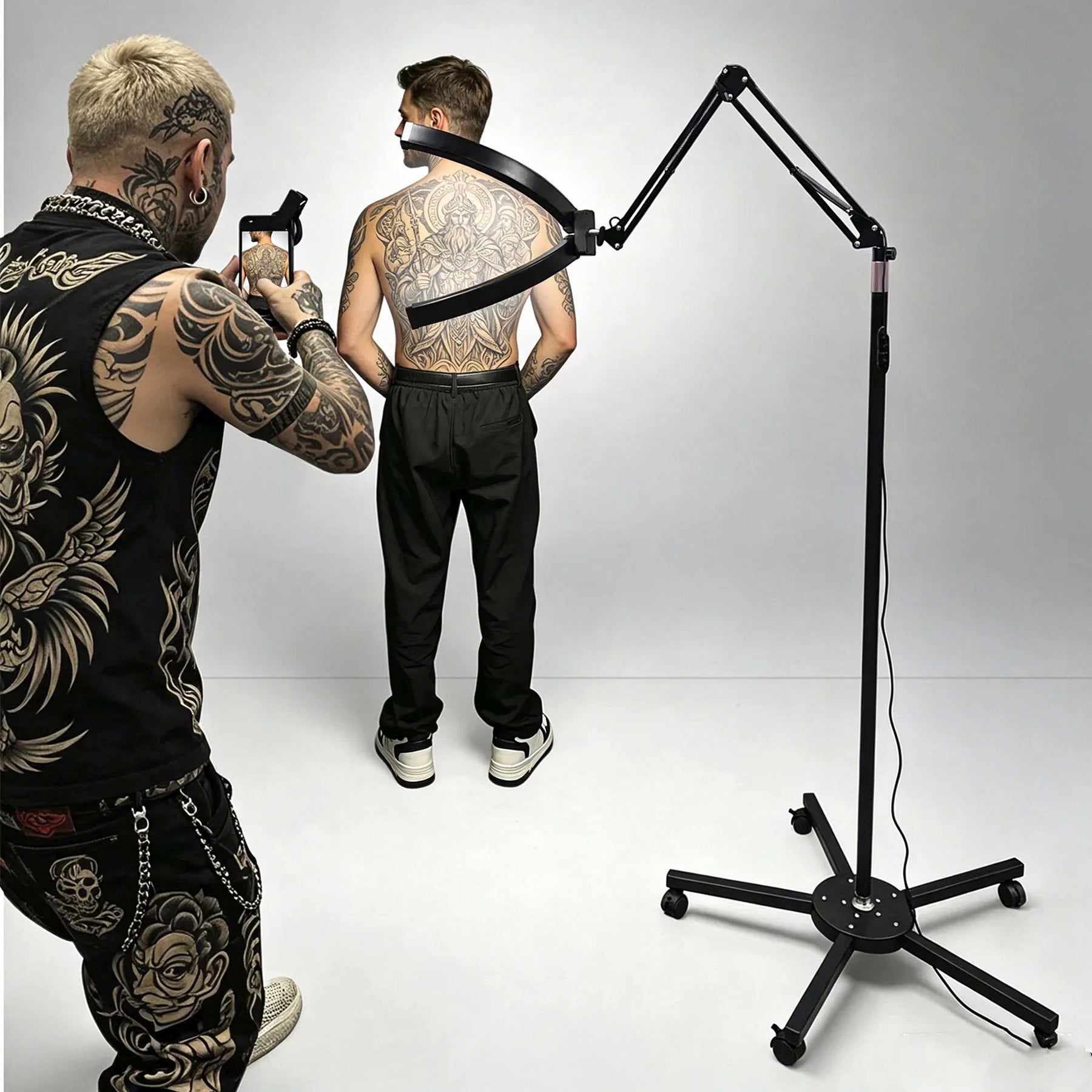 TAIDU X5 Anti-Glare Floor Stand Tattoo Shading Light