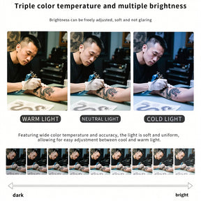 TAIDU X5 Anti-Glare Floor Stand Tattoo Shading Light