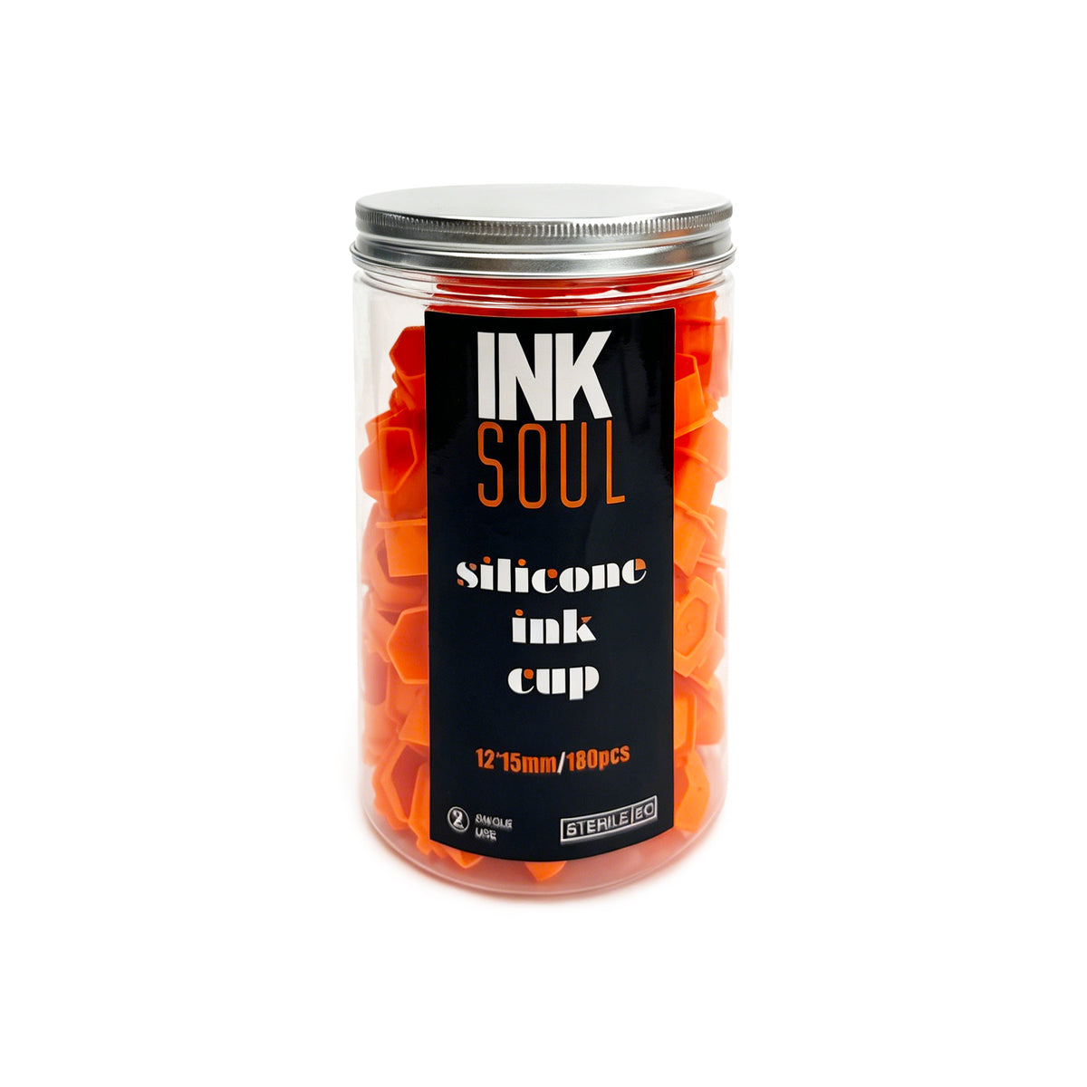 INKSOUL Disposable Silicone Tattoo Ink Caps  180Pcs/Set Hexagon Splicable