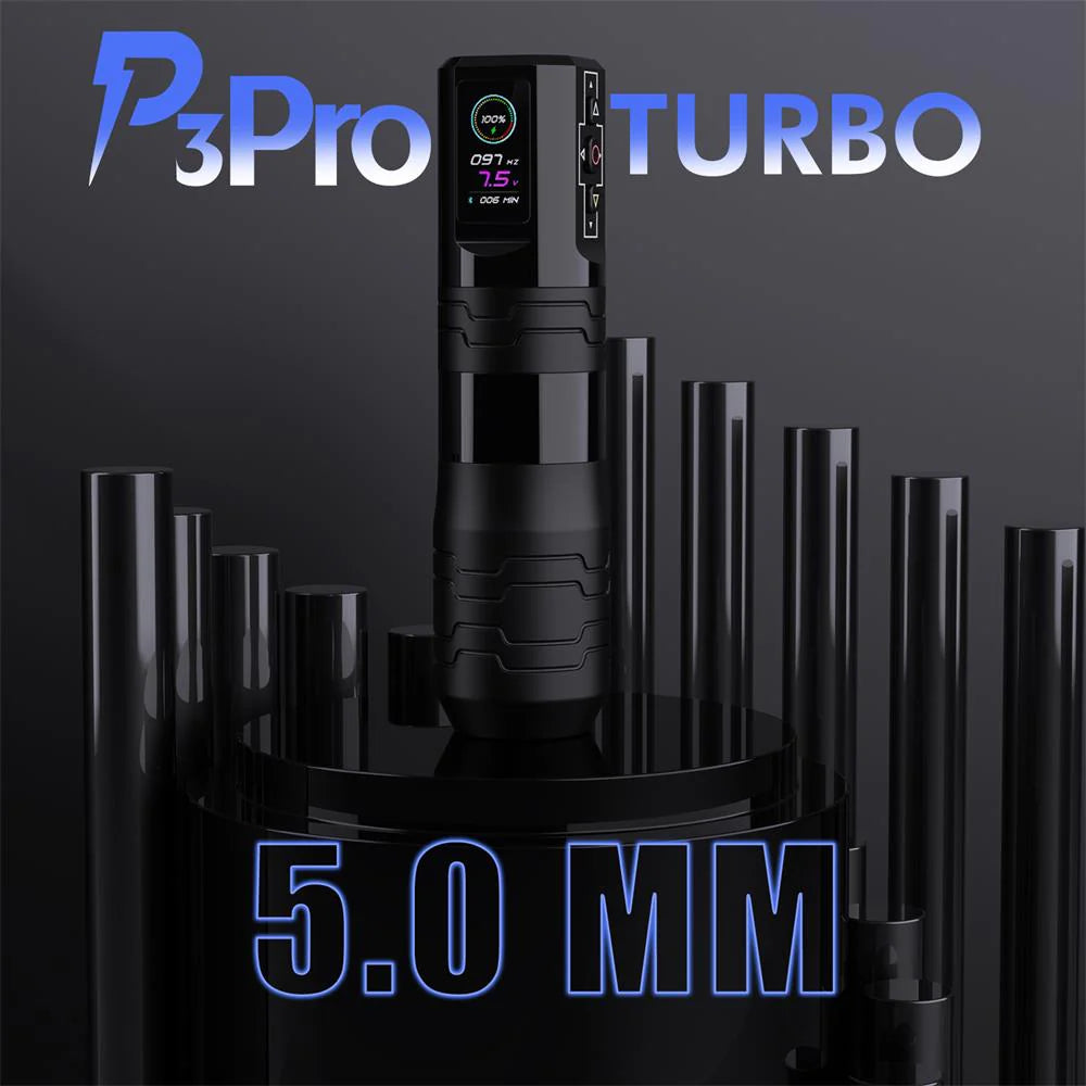 EZ P3 Pro Turbo Wireless Battery Tattoo Pen Machine