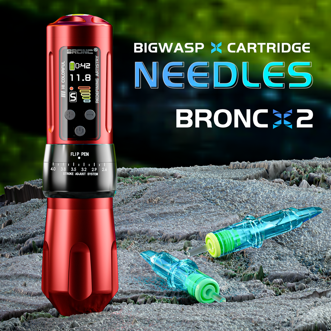 2024 BRONC X2 Adjustable Wireless Pen