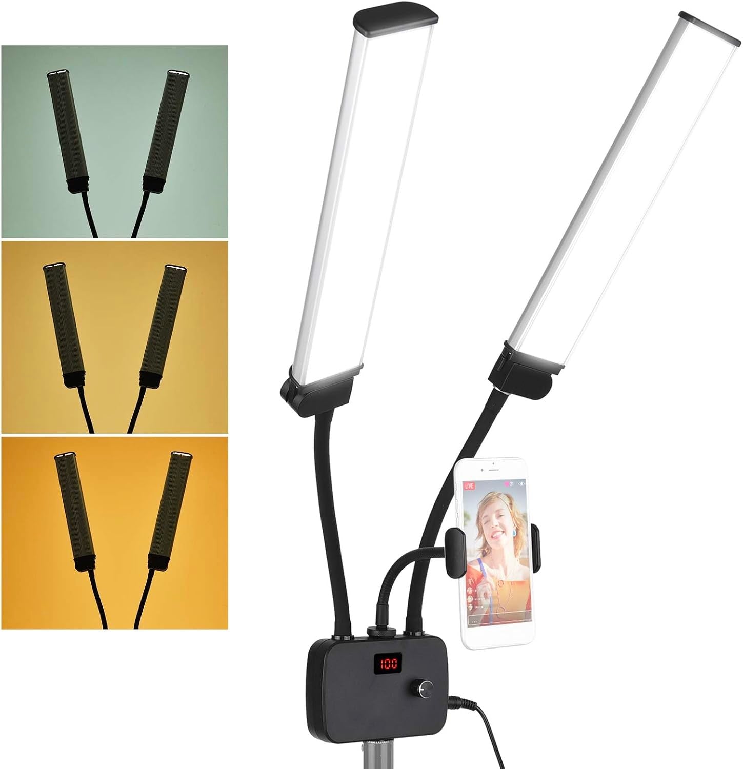 INKSOUL Flexible Double Arms LED Fill Light