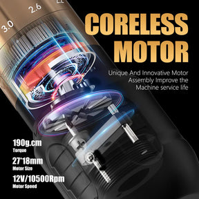 Ambition Seher Pro Wireless Tattoo Pen Machine with 6 Strokes Length 2.2mm-4.2mm