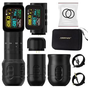 Ambition Seher Pro Wireless Tattoo Pen Machine with 6 Strokes Length 2.2mm-4.2mm