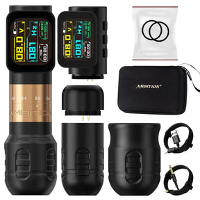 Ambition Seher Pro Wireless Tattoo Pen Machine with 6 Strokes Length 2.2mm-4.2mm