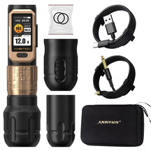 Ambition Soldier Pro 520 Wireless Tattoo Pen Machine with 6 Strokes Length 2.2mm-4.2mm