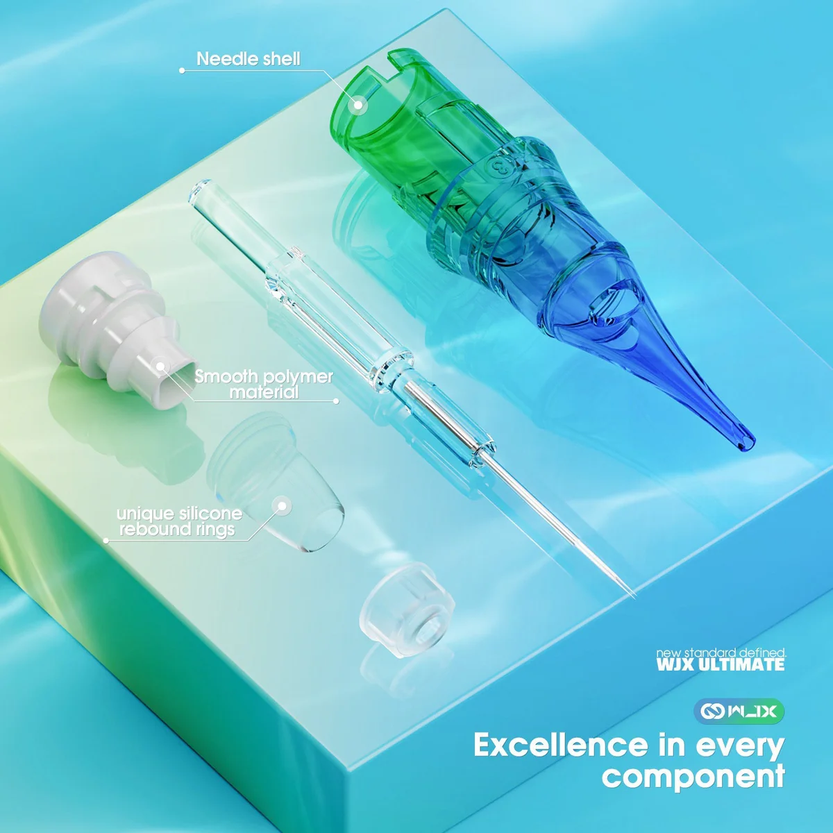 WJX Wonder PMU Tattoo Cartridges Needles – Box of 20