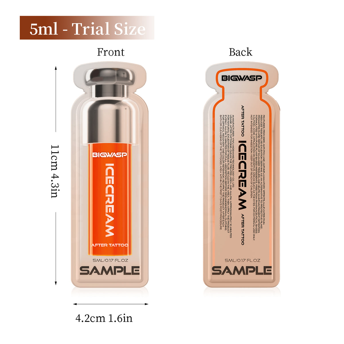 BIGWASP IceCream Tattoo Aftercares Repair Cream