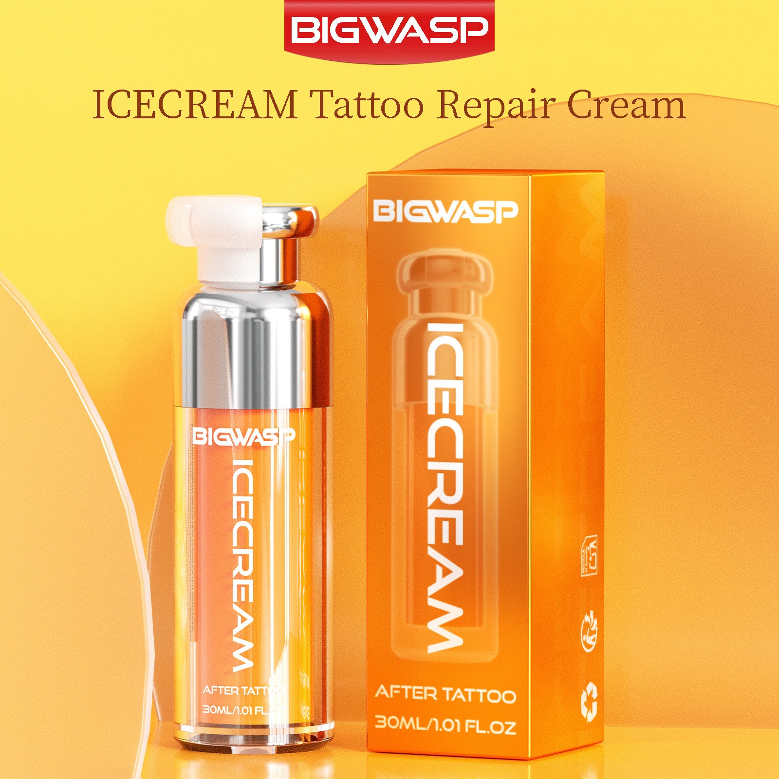 BIGWASP IceCream Tattoo Aftercares Repair Cream