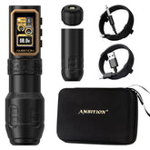 Ambition Epoch Max Wireless Tattoo Pen Machine with 9 Strokes Length 1.0mm-5.0mm - Black Single Battery