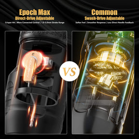Ambition Epoch Max Wireless Tattoo Pen Machine with 9 Strokes Length 1.0mm-5.0mm