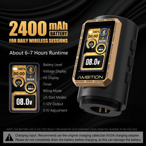 Ambition Epoch Max Wireless Tattoo Pen Machine with 9 Strokes Length 1.0mm-5.0mm