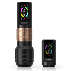 Ambition Seher Plus Wireless Tattoo Pen Machine with 6 Strokes Length 2.2mm-4.2mm