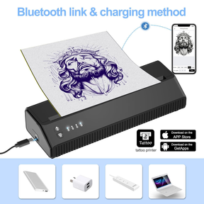 MHT-P8008 Bluetooth Tattoo Stencil Printer | High Precision | Wireless Connectivity