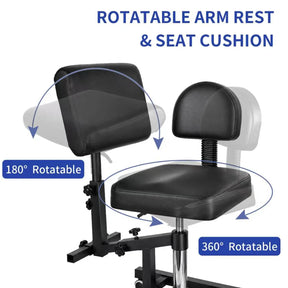 TAIDU 4th Gen Plus Multifunctional Tattoo Chair with Backrest