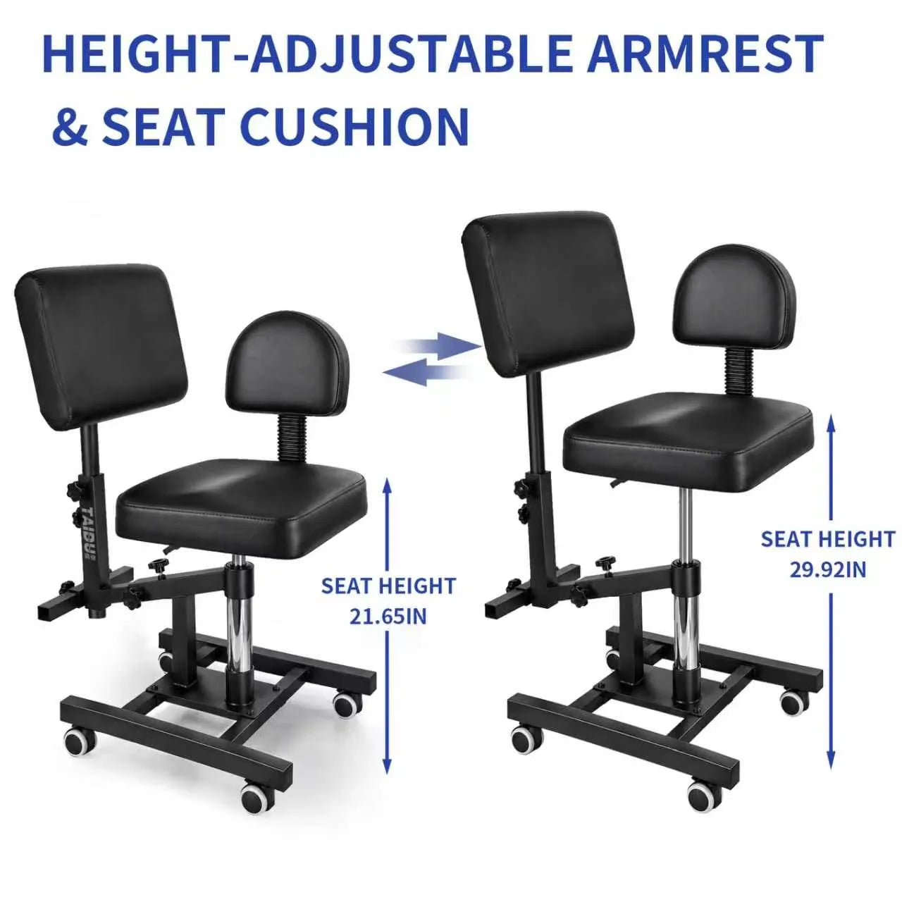 TAIDU 4th Gen Plus Multifunctional Tattoo Chair with Backrest