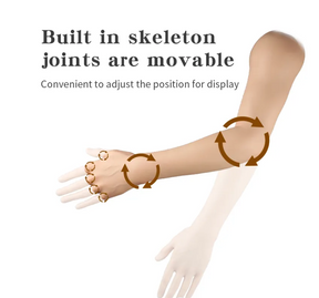 Tattoo imitation silicone movable joint arm